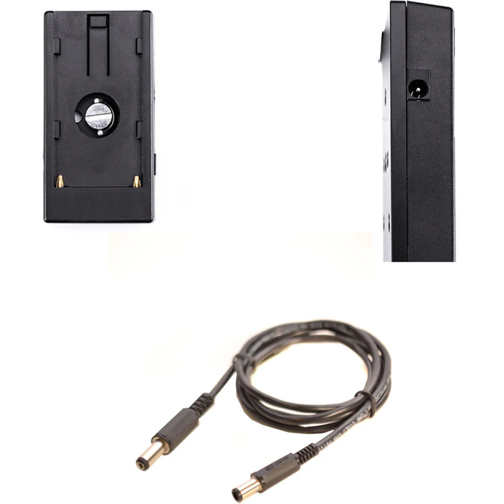 Bescor LP-E6 Battery Plate Kit with 12V Barrel for Panasonic Camera Power Cable - Image 13