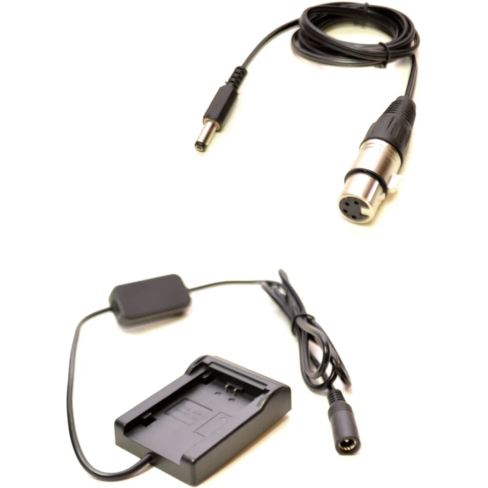 Bescor LP-E6 Battery Plate Kit with 12V Barrel for Panasonic Camera Power Cable - Image 9