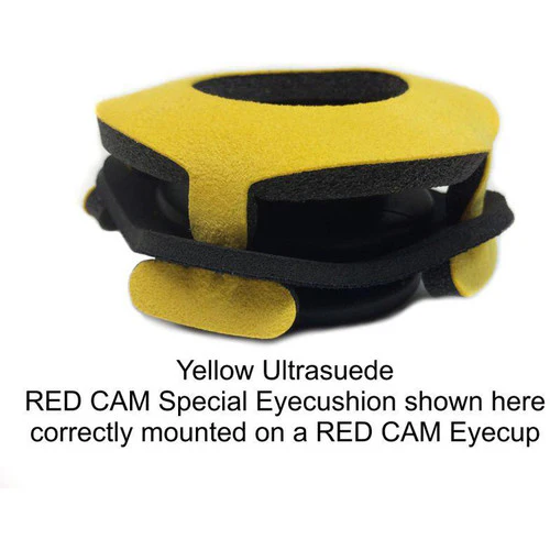 Bluestar RED CAM Special Viewfinder Eyecushion (Ultrasuede, Natural) - Image 2