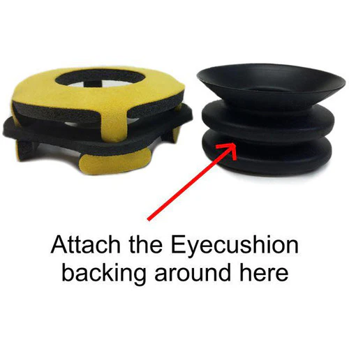Bluestar RED CAM Special Viewfinder Eyecushion (Ultrasuede, Natural) - Image 3