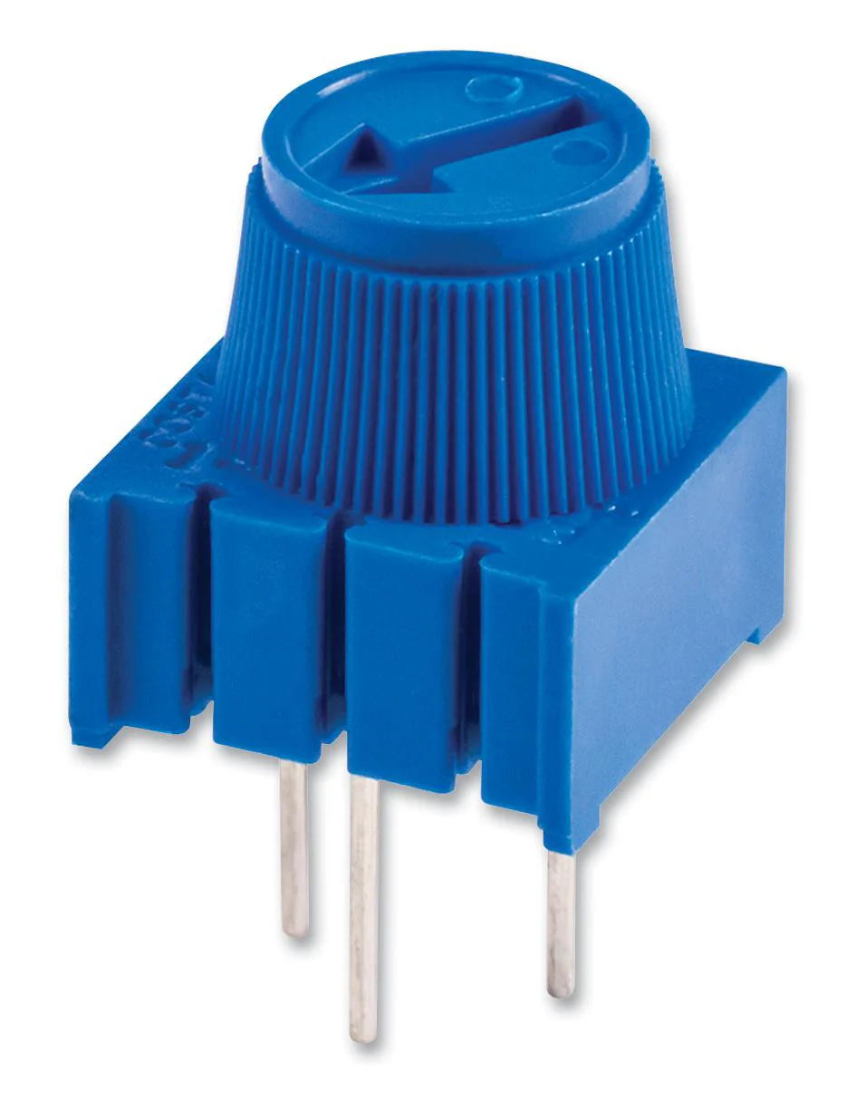 BOURNS 3386F-1-105TLF Trimmer Potentiometer, 1 Mohm, 500 mW, � 10%, 3386F Series, 1 Turns, Through Hole