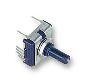 BOURNS PCW1J-B24-KAB103L Rotary Potentiometer, Panel Control, 10 kohm, 750 mW, � 20%, Slimline Series, 1 Turns, Linear