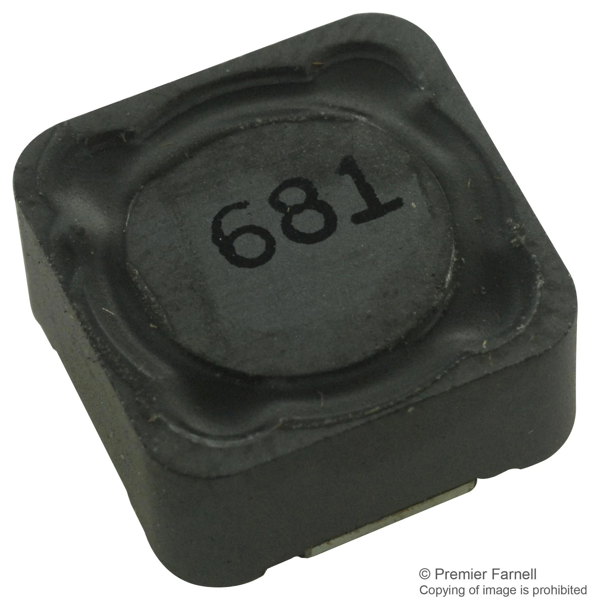 BOURNS SRR1260-681K Surface Mount Power Inductor, SRR1260 Series, 680 µH, 800 mA, 750 mA, Shielded, 1.15 ohm