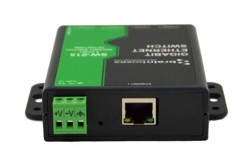 Brainboxes SW-015. Gigabit Enet SW RJ45X5 DIN RAIL/WALL - Image 2
