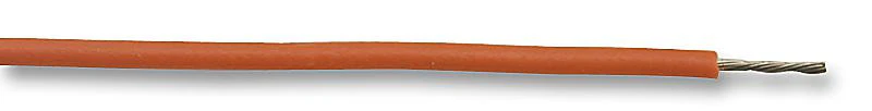 BRAND REX SPC00448A009 25M Wire, Equipment, PTFE, Orange, 22 AWG, 0.34 mm², 82.02 ft, 25 m
