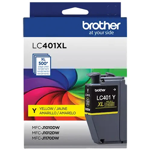 Brother Genuine LC401 High Yield Yellow Ink Cartridge - Image 3