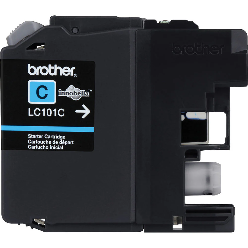 Brother LC101C Innobella Standard Yield Ink Cartridge (Cyan) - Image 3