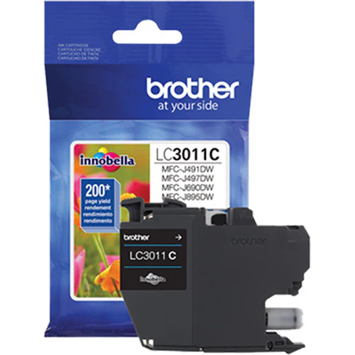 Brother LC3011 Standard-Yield Ink Cartridge (Cyan) - Image 5