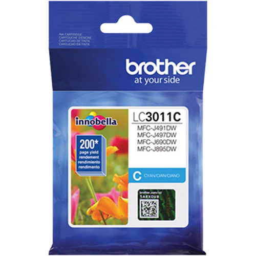 Brother LC3011 Standard-Yield Ink Cartridge (Cyan) - Image 6