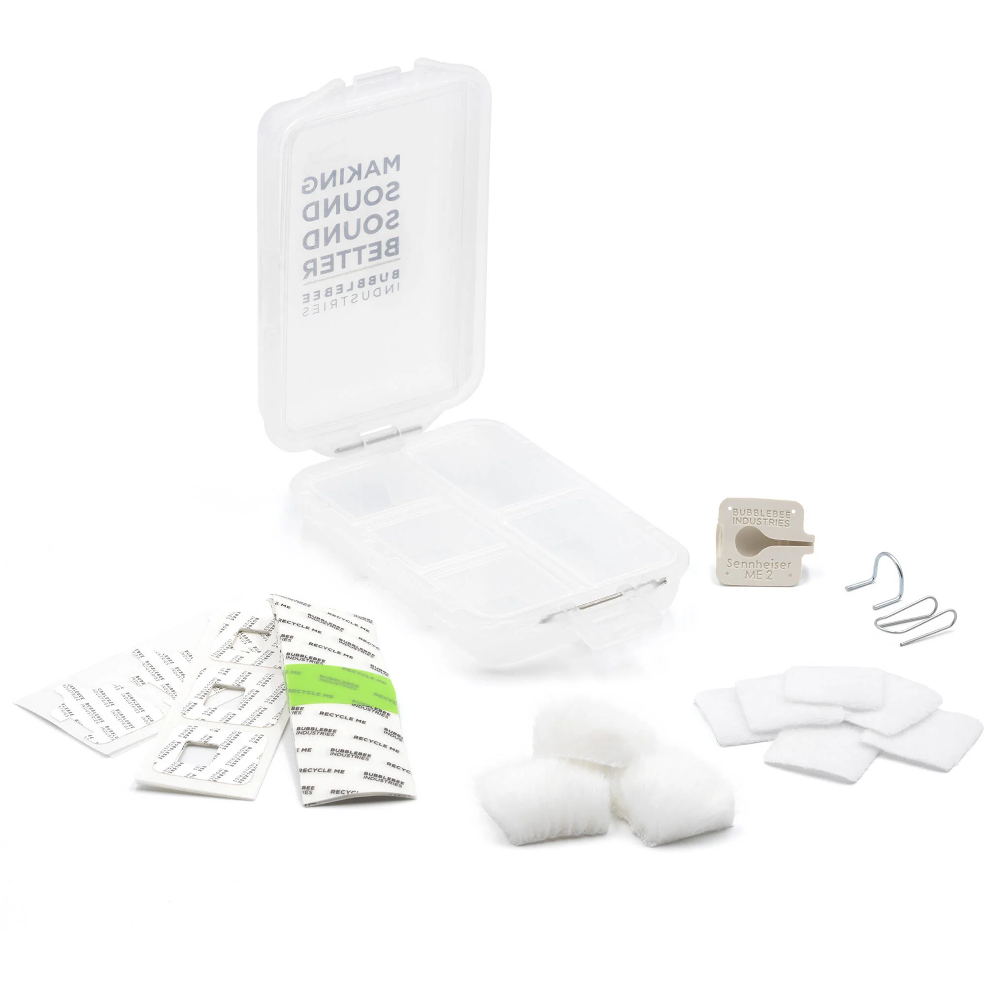 Bubblebee Industries The Bride Mic Hiding Kit for Wedding Videographers (White) - Image 6