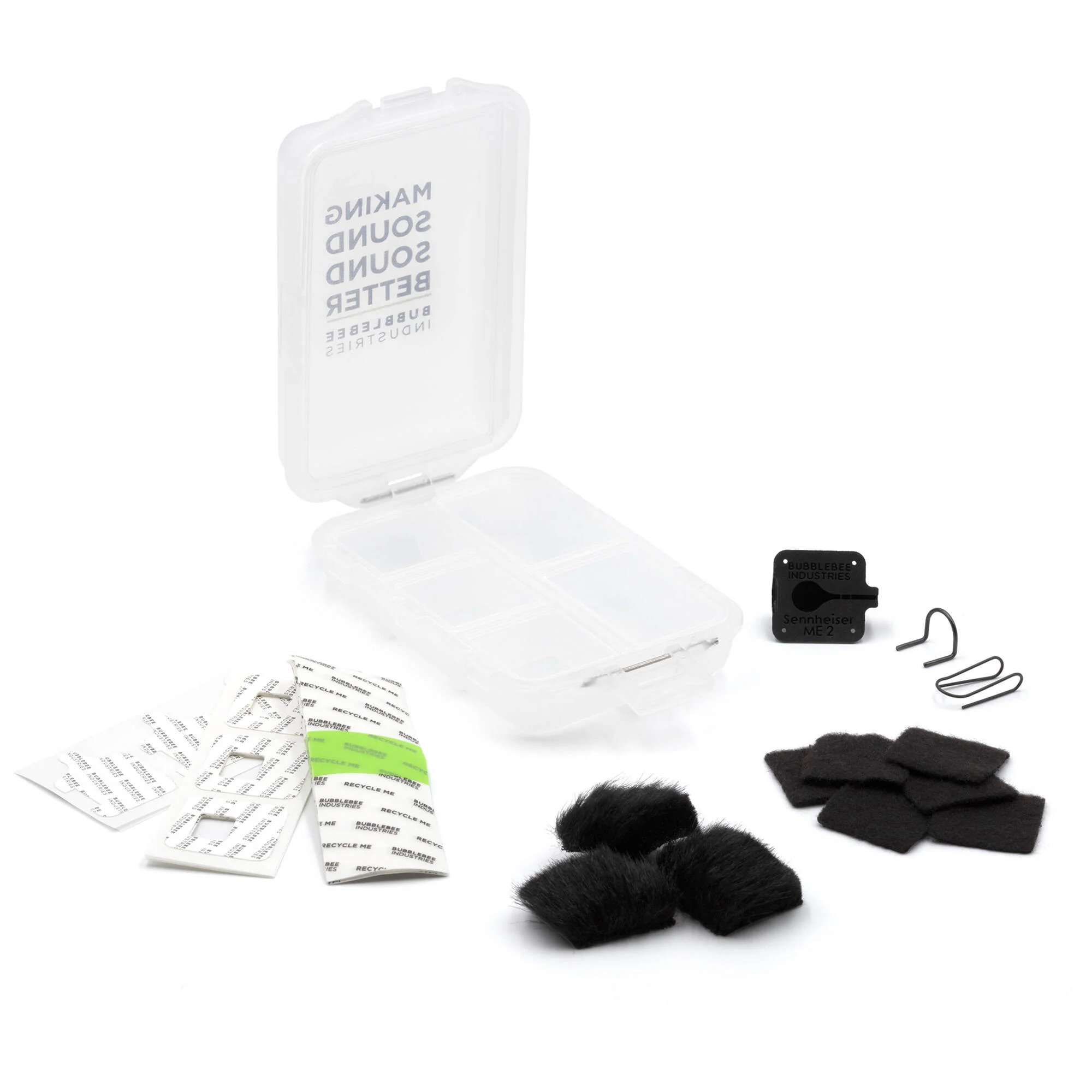 Bubblebee Industries The Groom Mic Hiding Kit for Wedding Videographers (Black) - Image 6