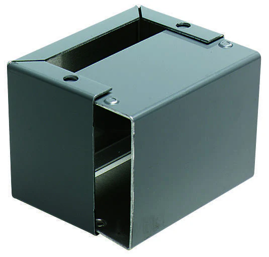 BUD INDUSTRIES CU-2103-B ENCLOSURE, BOX, ALUMINIUM, GRAY
