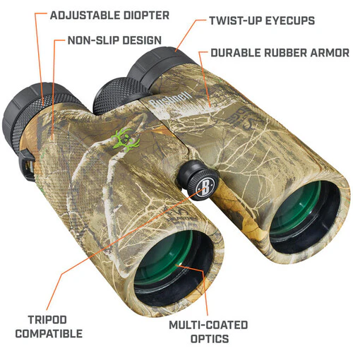 Bushnell 10x42 Powerview Binoculars (Bone Collector Edition) - Image 5