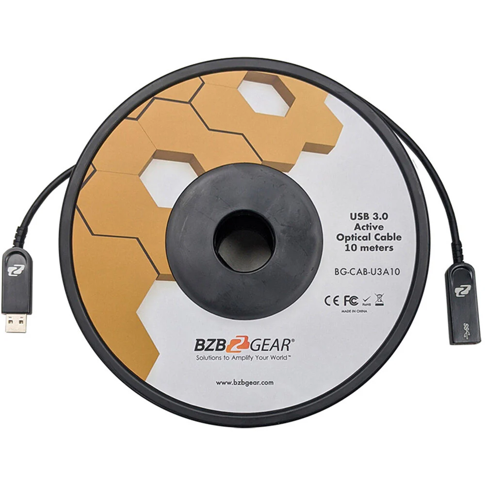 BZBGear 1080p HDMI/SDI/USB 10x Zoom PTZ Camera, Wall Mount & 33' USB Cable Kit - Image 3