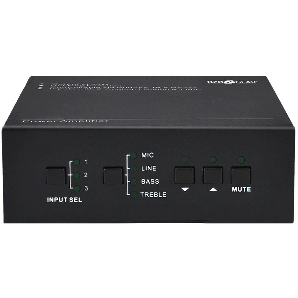BZBGear 40W/70V 2-Channel Stereo/Mono Audio Amplifier - Image 3