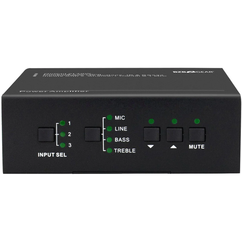 BZBGear 40W/70V 2-Channel Stereo/Mono Audio Amplifier - Image 4