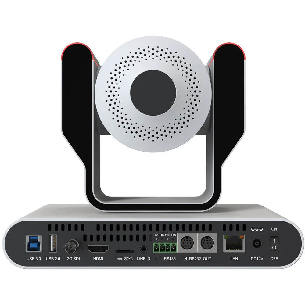BZBGEAR 4K PTZ Auto-Tracking/Live Streaming Camera with Tally & 12x Zoom (White) - Image 3