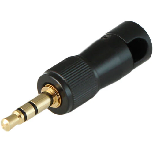 Cable Techniques CT-LPS-T35L-K Low-Profile Right-Angle 3.5mm TRS Screw-Locking Connector (Black) - Image 2