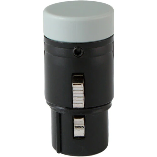 Cable Techniques Low-Profile Right-Angle XLR 3-Pin Female Connector (Large Outlet, A-Shell, Gray Cap) - Image 3