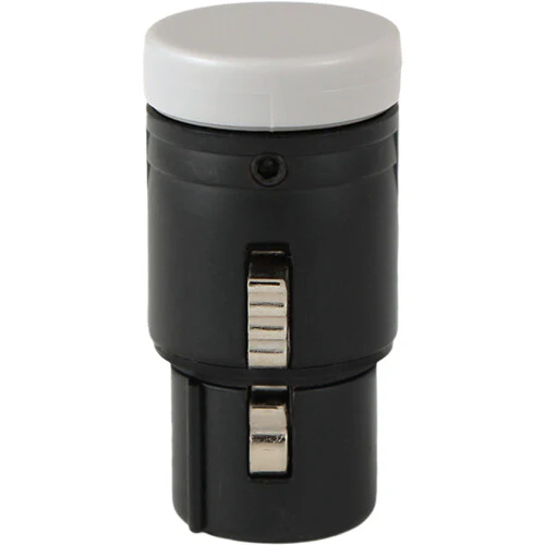 Cable Techniques Low-Profile Right-Angle XLR 3-Pin Female Connector (Standard Outlet, A-Shell, Gray Cap) - Image 3