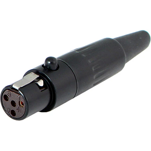 Cable Techniques TA4F 4-Pin Female Mini-XLR Connector (Black, Standard Outlet) - Image 2