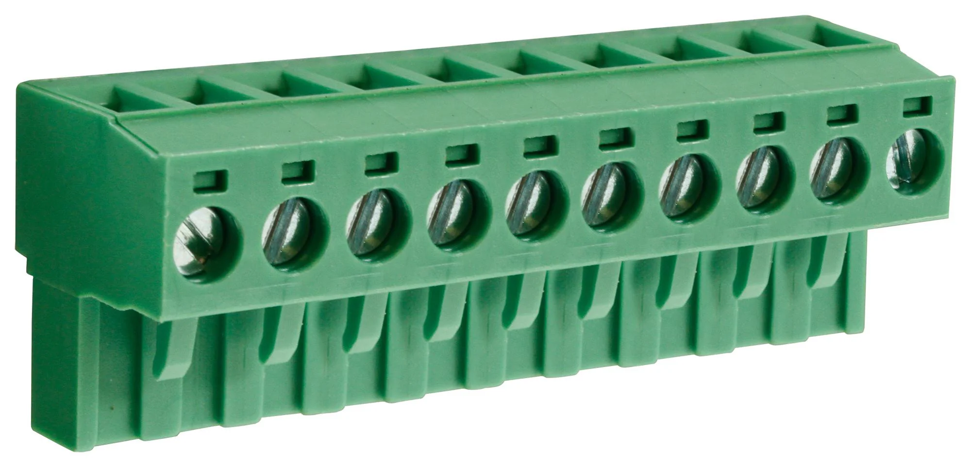 CAMDENBOSS CTBP9208/10 Pluggable Terminal Block, 5.08 mm, 10 Ways, 28 AWG, 14 AWG, 1.5 mm�, Clamp