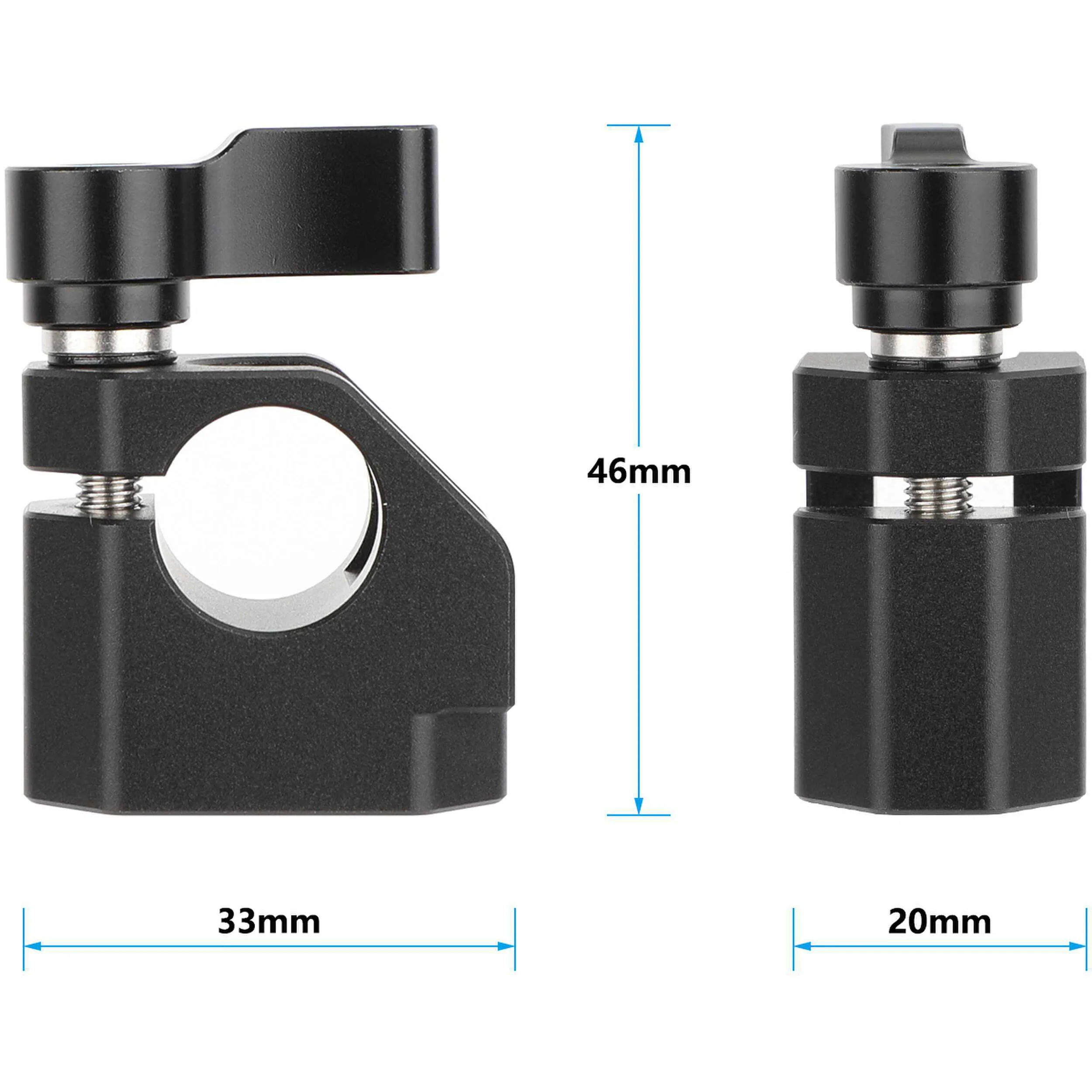 CAMVATE 15mm Rod Clamp with Anti-Twist Accessory Mounting - Image 4