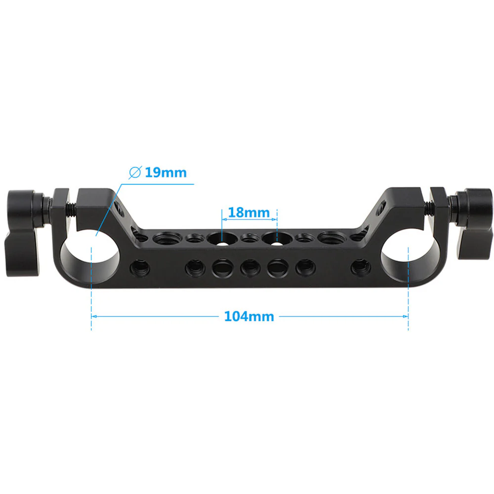 CAMVATE 19mm Studio Rod Clamp with 1/4"-20 and 3/8"-16 Threads - Image 4
