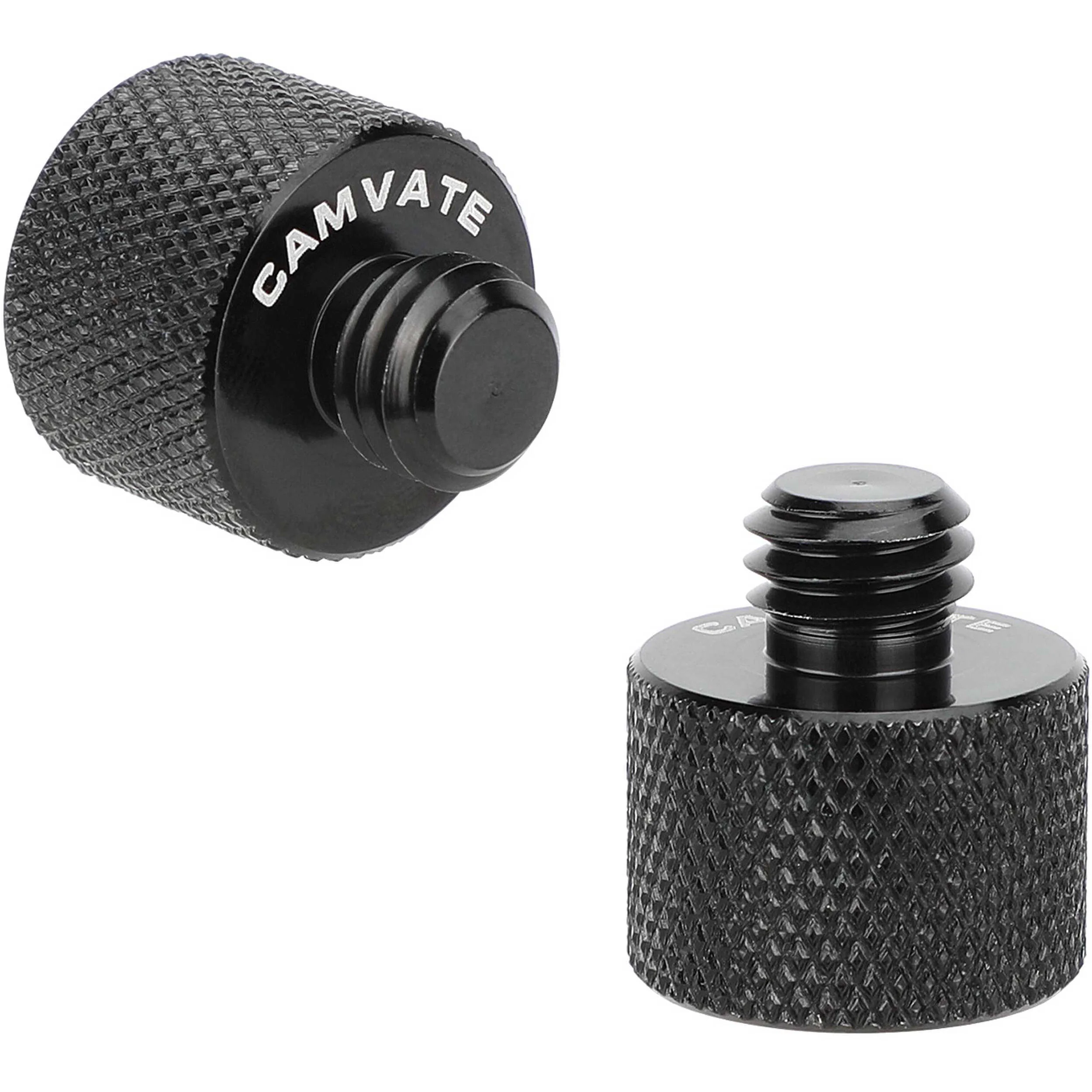 CAMVATE 5/8"-27 Female to 3/8"-16 Male Mic Stand Thread Adapter (2-Pack) - Image 3