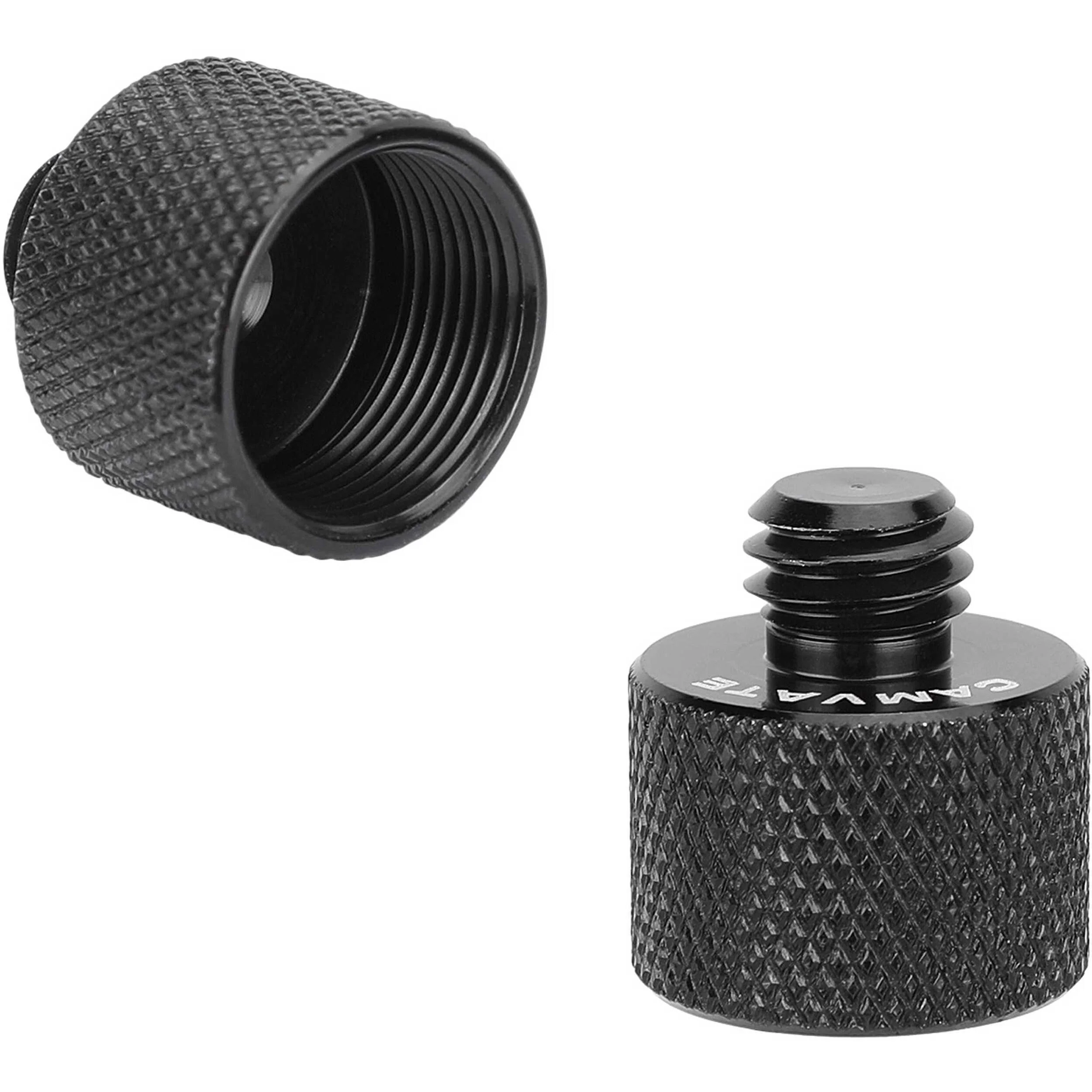 CAMVATE 5/8"-27 Female to 3/8"-16 Male Mic Stand Thread Adapter (2-Pack) - Image 4