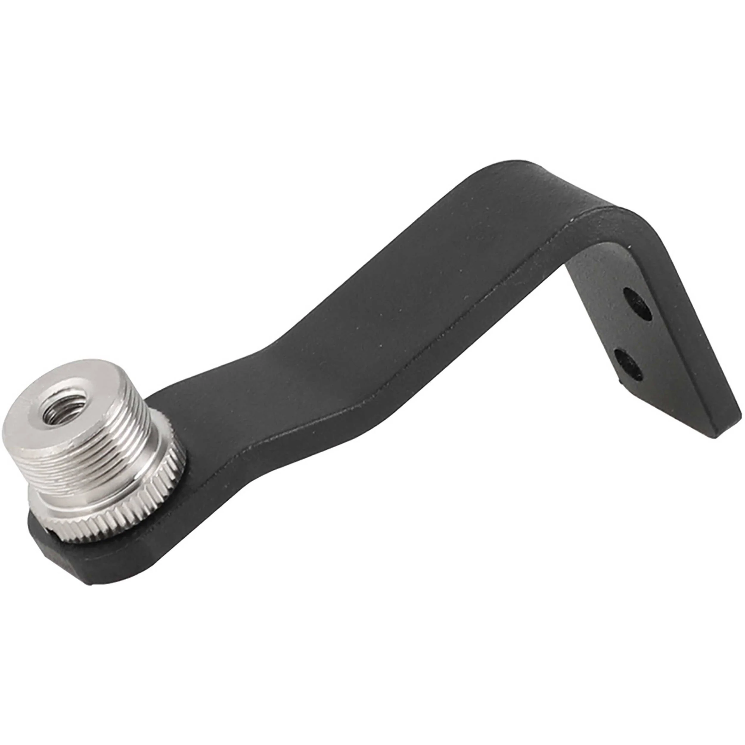 CAMVATE 5/8" Male to 1/4" Female Microphone Screw Adapter with Right-Angle Pedestal Mount - Image 3