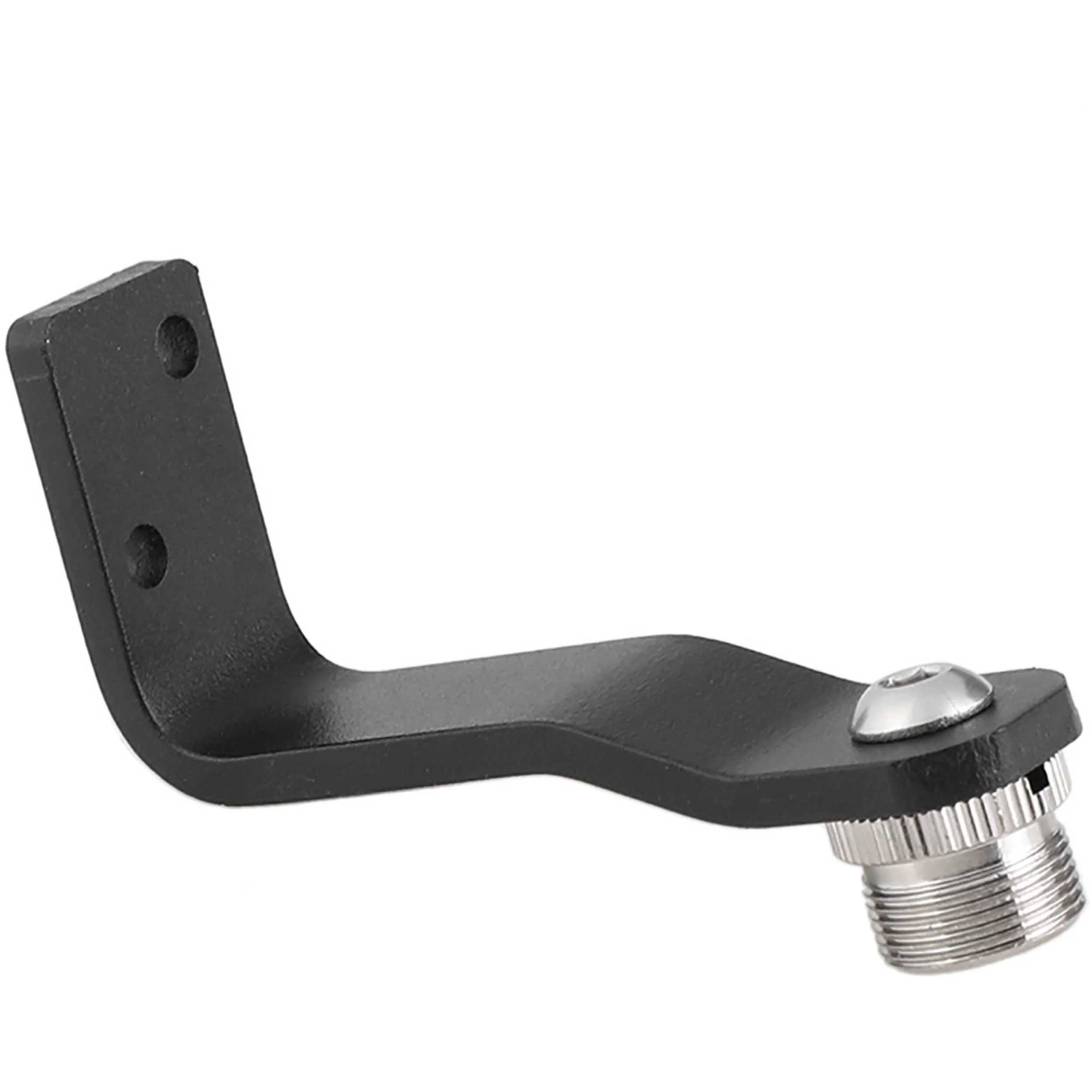CAMVATE 5/8" Male to 1/4" Female Microphone Screw Adapter with Right-Angle Pedestal Mount - Image 4