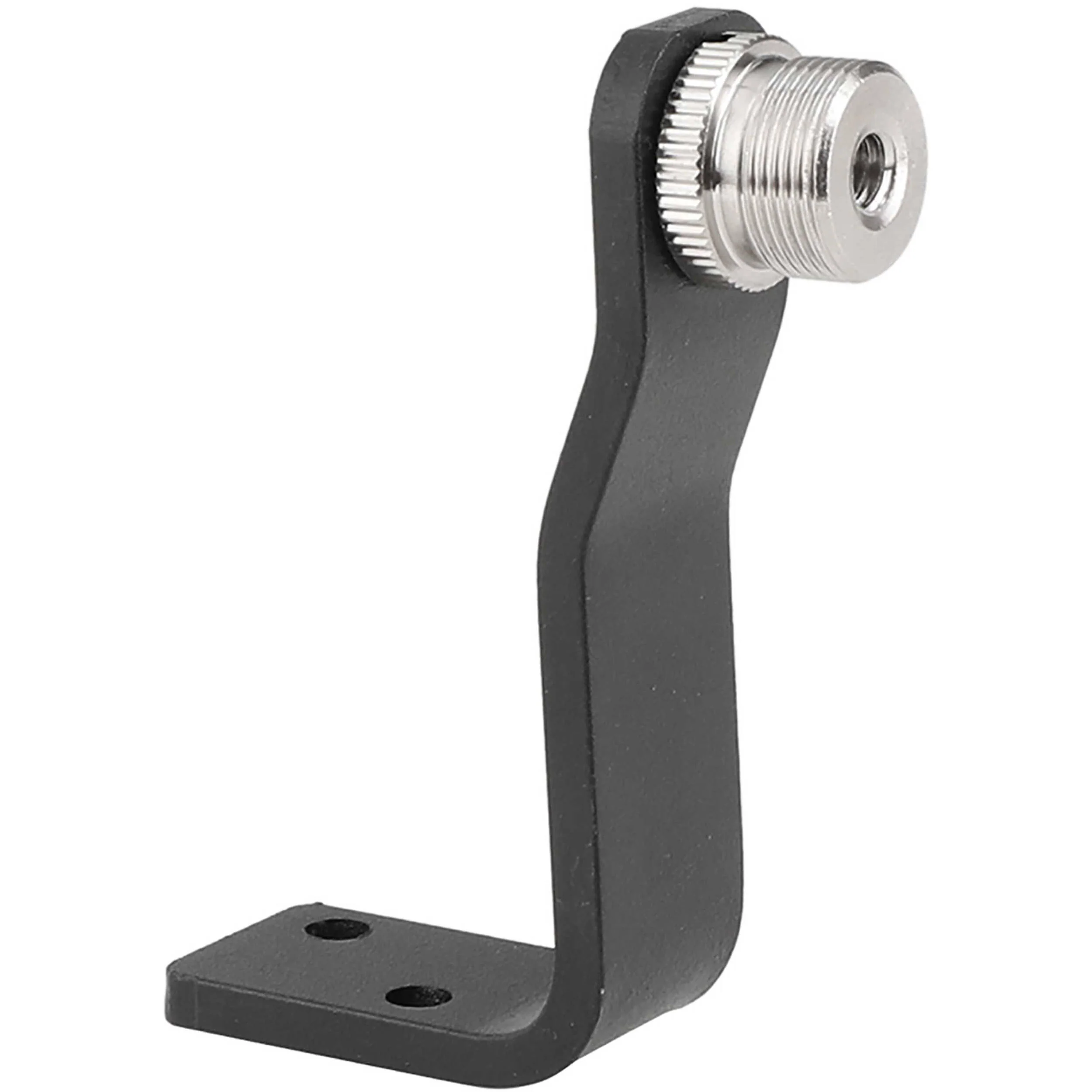 CAMVATE 5/8" Male to 1/4" Female Microphone Screw Adapter with Right-Angle Pedestal Mount - Image 5