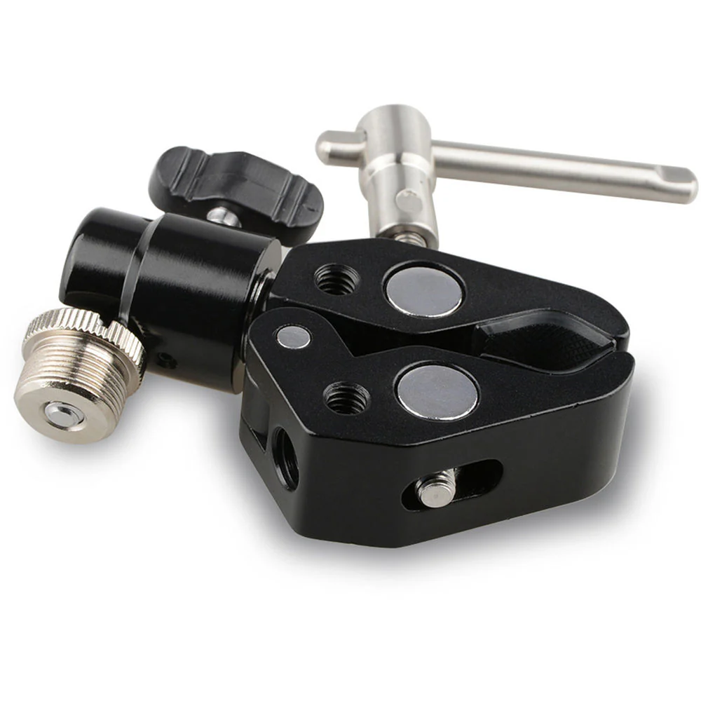 CAMVATE Crab Clamp with 5/8"-27 Ball Head Mount for Microphone - Image 4
