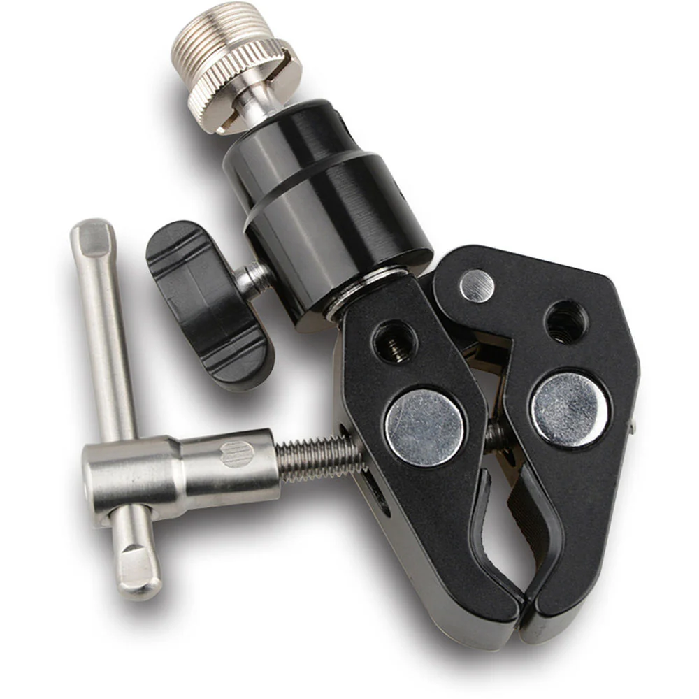 CAMVATE Crab Clamp with 5/8"-27 Ball Head Mount for Microphone - Image 5