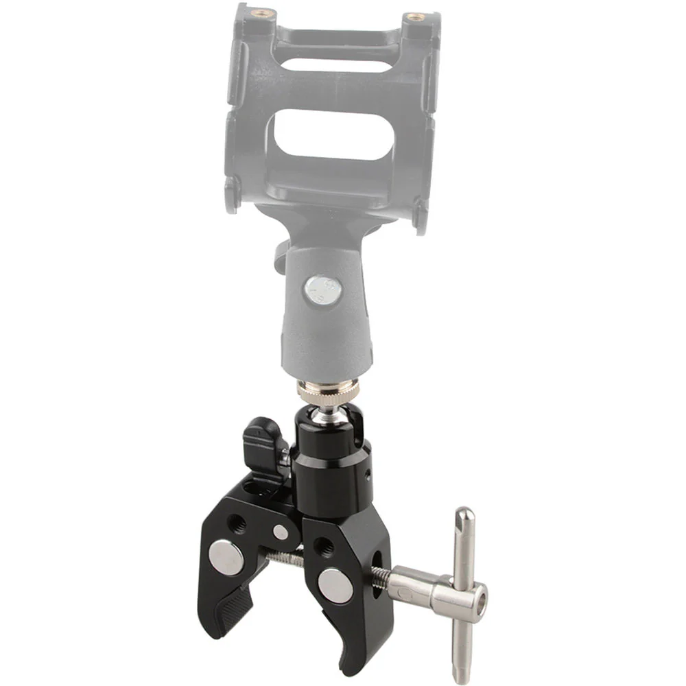 CAMVATE Crab Clamp with 5/8"-27 Ball Head Mount for Microphone - Image 6