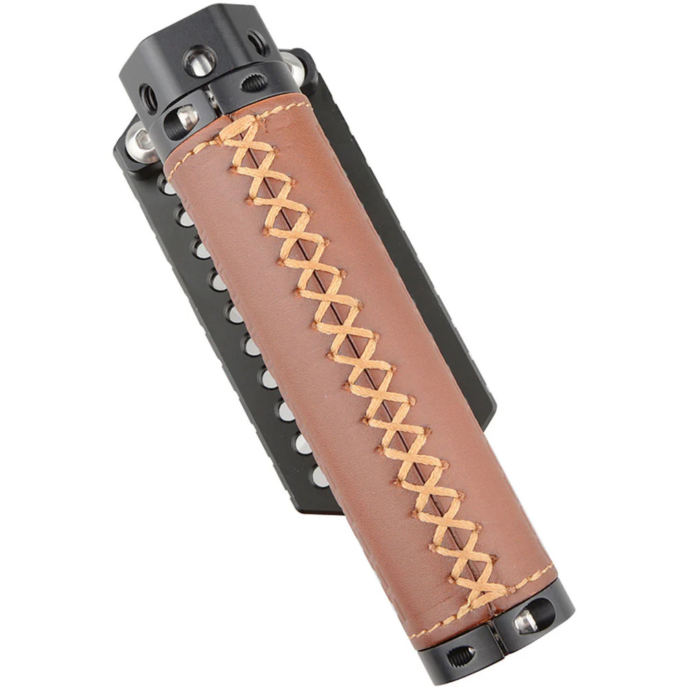 CAMVATE Handle Grip Top Cheese Plate for Blackmagic Design URSA Mini Cameras (Leather) - Image 6