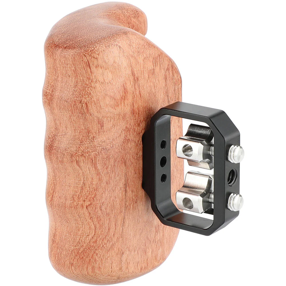 CAMVATE Large Wooden Handgrip with 1/4"-20 Thumbscrews (Right Side) - Image 3