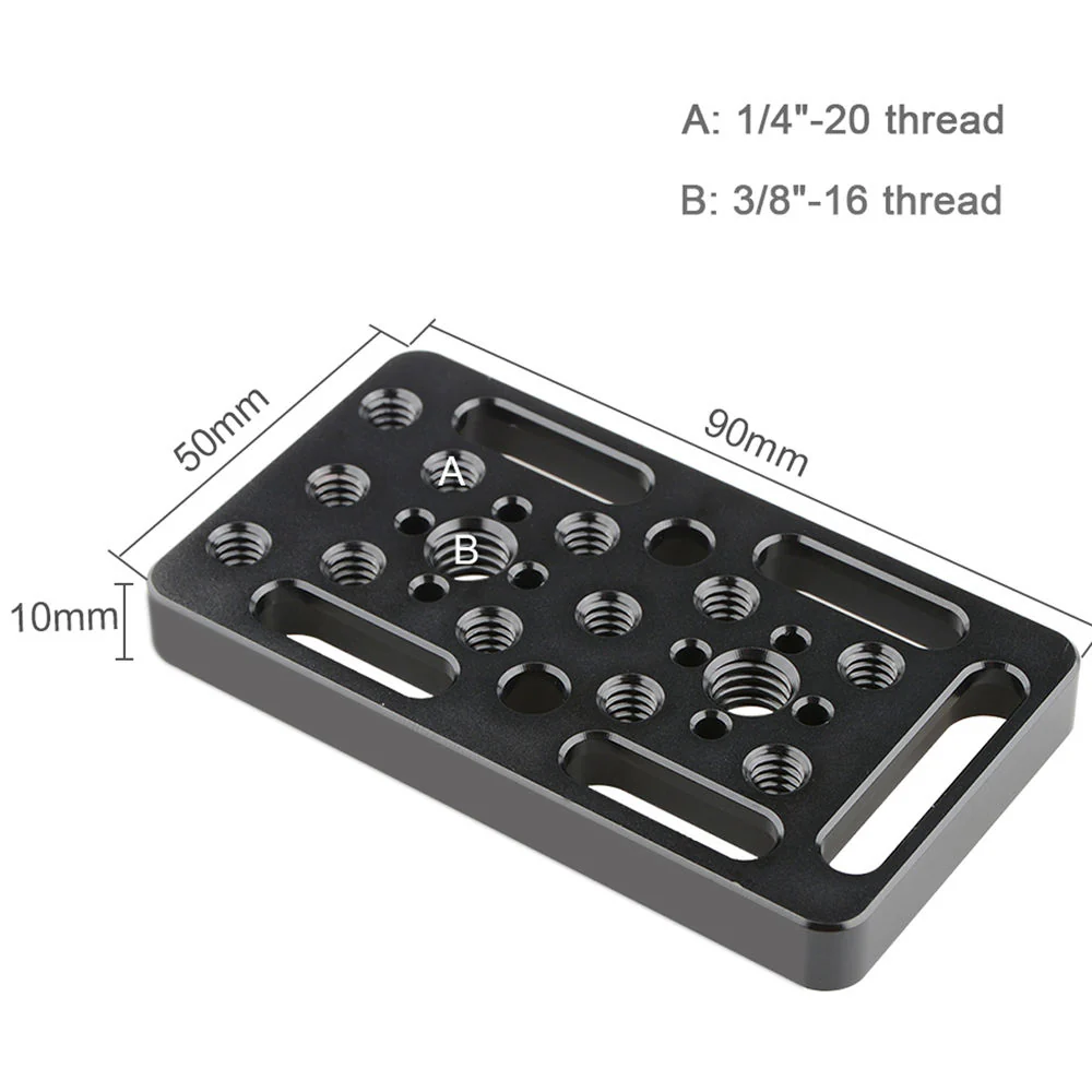 CAMVATE Mounting Cheese Plate with ARRI Accessory Mounts - Image 3