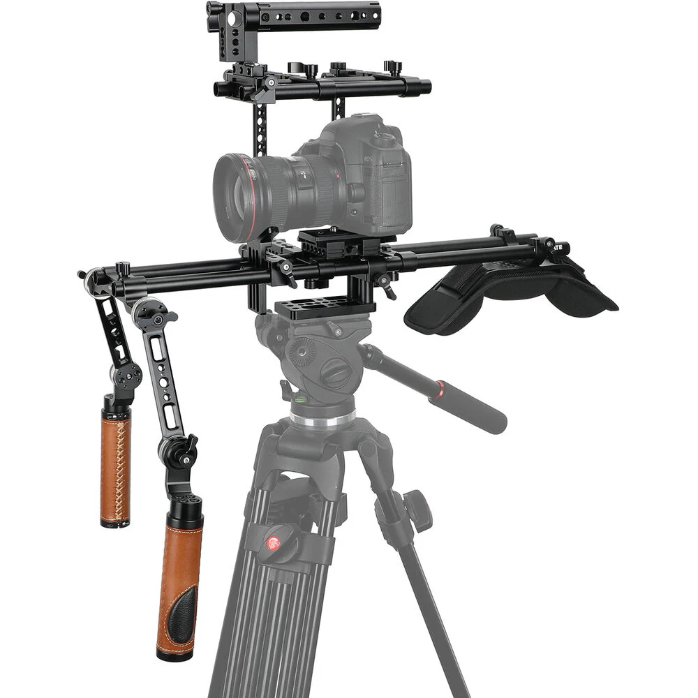 CAMVATE Pro Shoulder Rig Bundle with Adjustable Half Camera Cage - Image 7