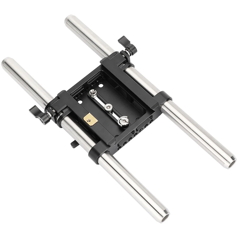 CAMVATE Quick Release ARRI Dovetail Baseplate with 19mm Studio Rods - Image 4