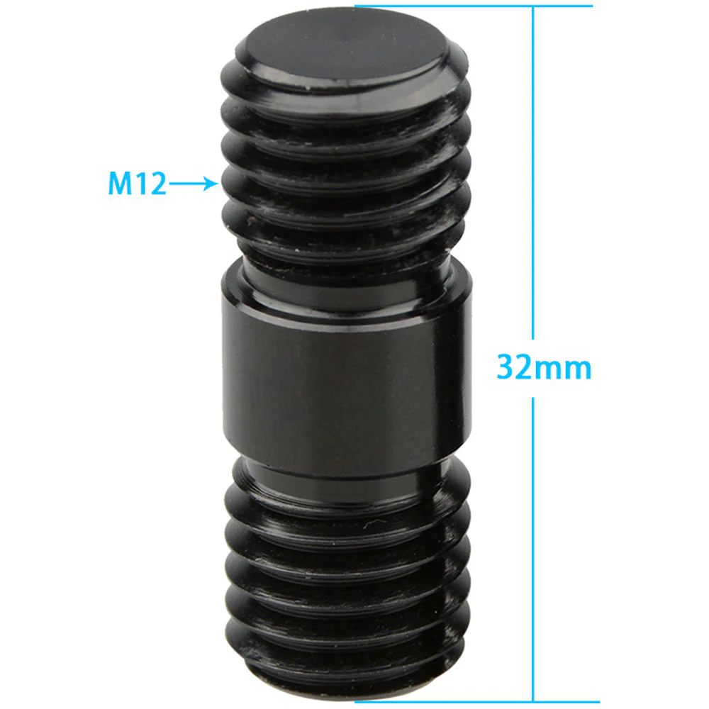 CAMVATE Set of 3 x 15mm Black Aluminum Rod Pairs (3.94", 7.8", 11.8") - Image 2