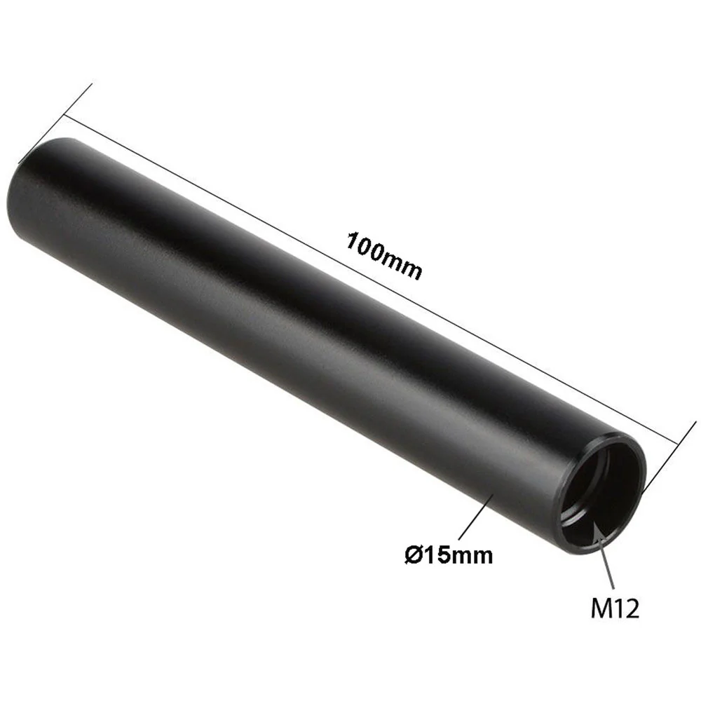 CAMVATE Set of 3 x 15mm Black Aluminum Rod Pairs (3.94", 7.8", 11.8") - Image 3