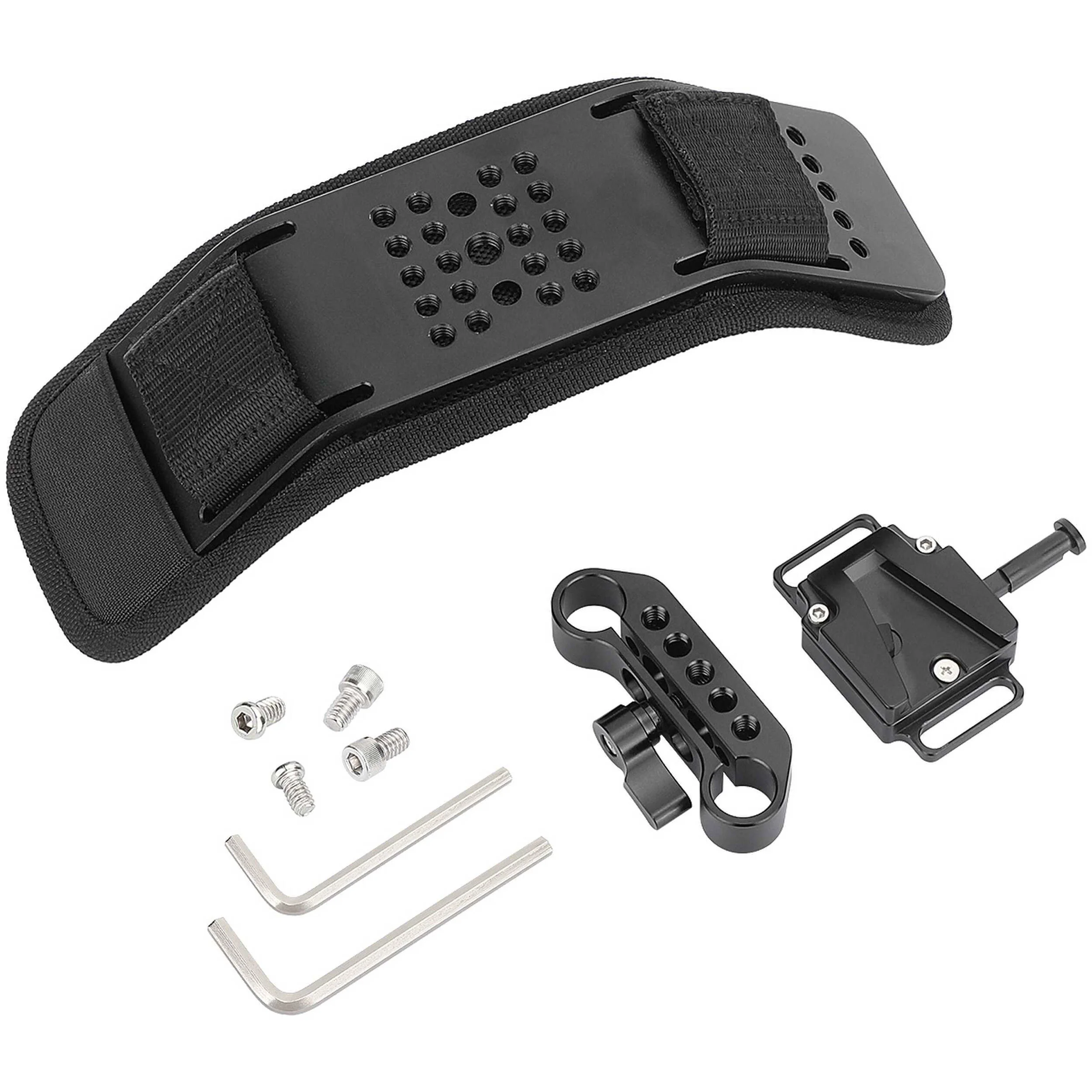 CAMVATE Shoulder Pad with V-Lock Receiver and 15mm LWS Rod Clamp - Image 7