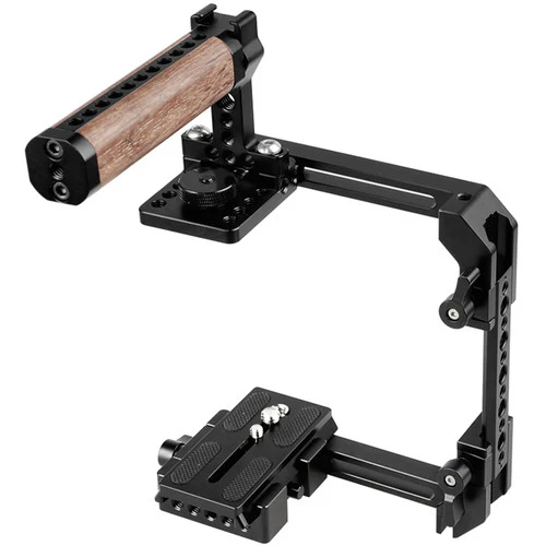 CAMVATE Standard Cage Kit with Manfrotto QR Baseplate for Select DSLR Cameras - Image 2