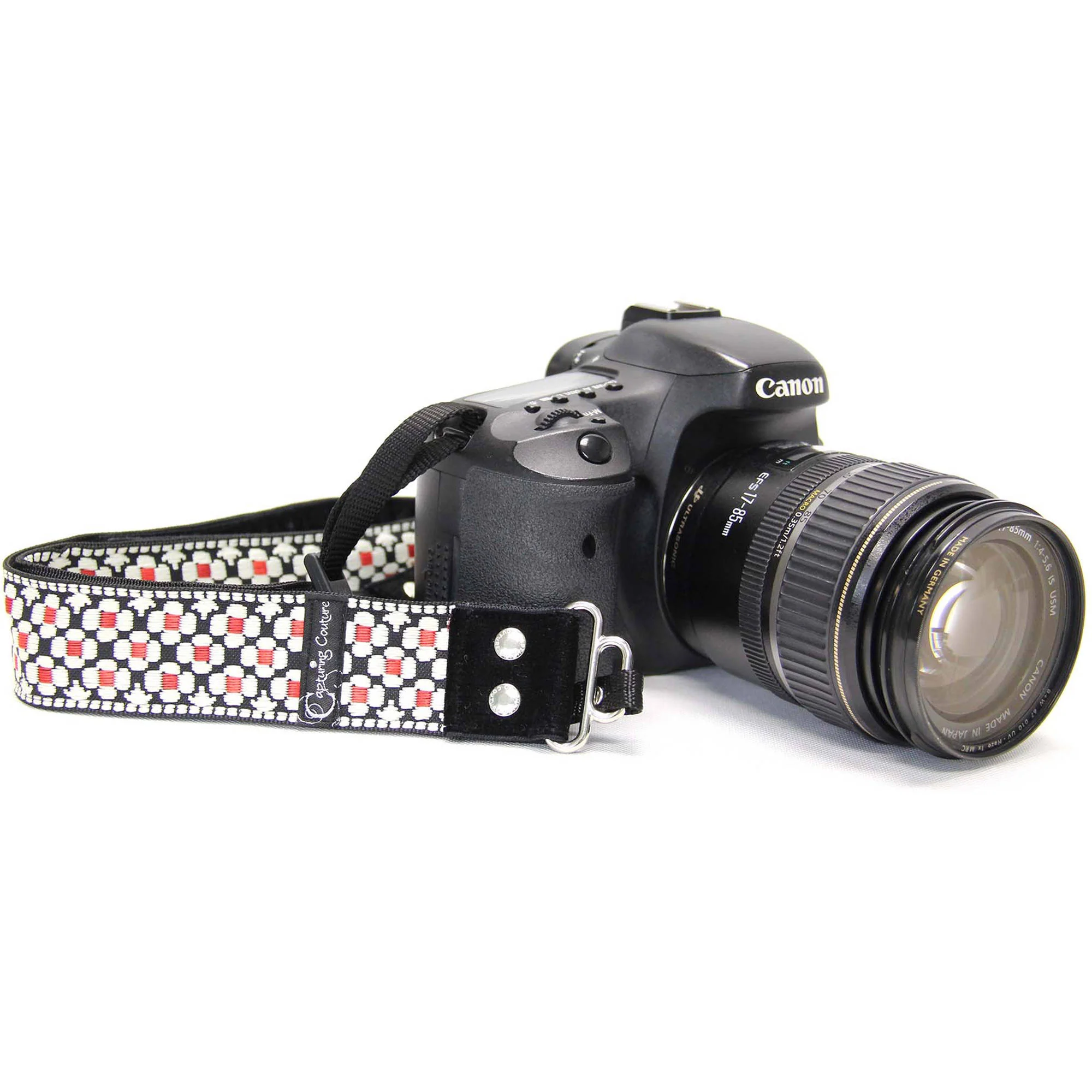 Capturing Couture Designer Collection 1.5" Camera Strap (Daisy Dot Red) - Image 3