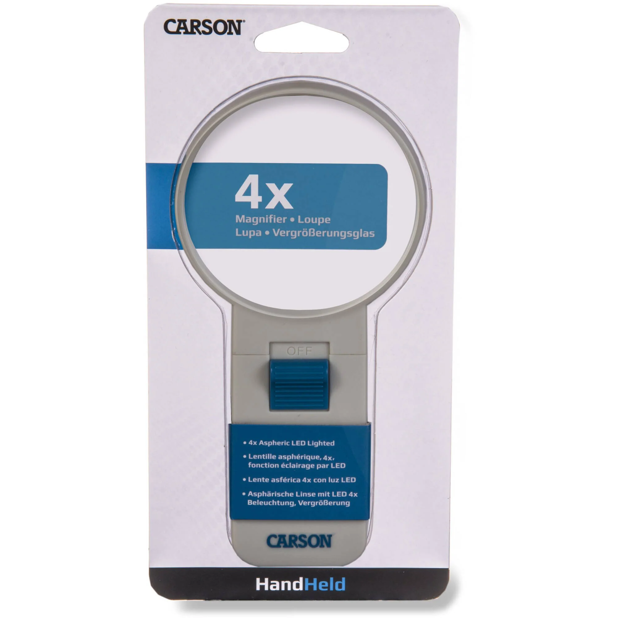 Carson Illuminated Handheld Aspheric LED Lighted Magnifier (3") - Image 5