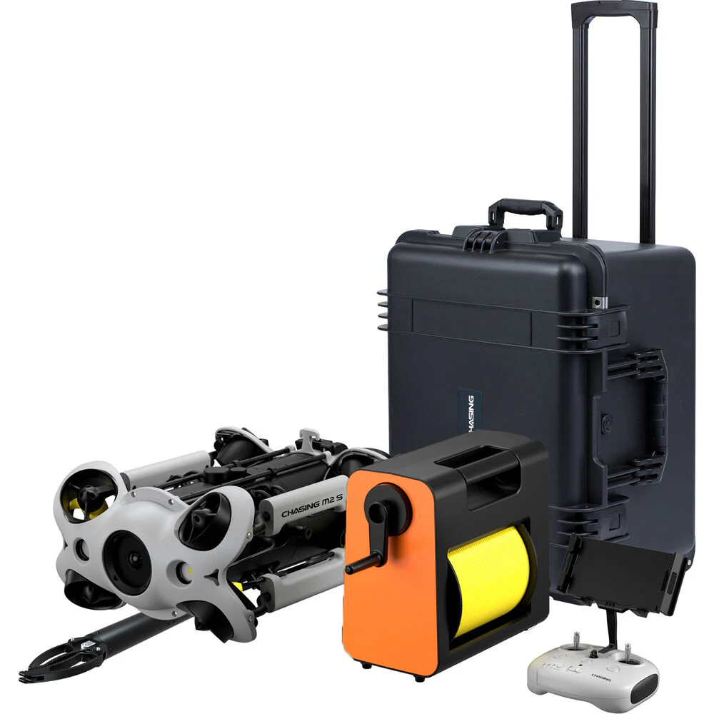 CHASING M2 S Industrial Underwater ROV Value Pack with Grabber Claw and Case (328' Tether) - Image 2