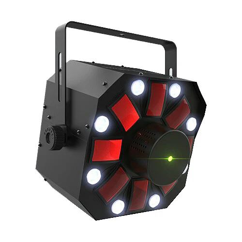 CHAUVET DJ Swarm 5 FX ILS 3-in-1 Multi-Effects Kit with DMX Cable, O-Clamp, and Safety Cable - Image 2