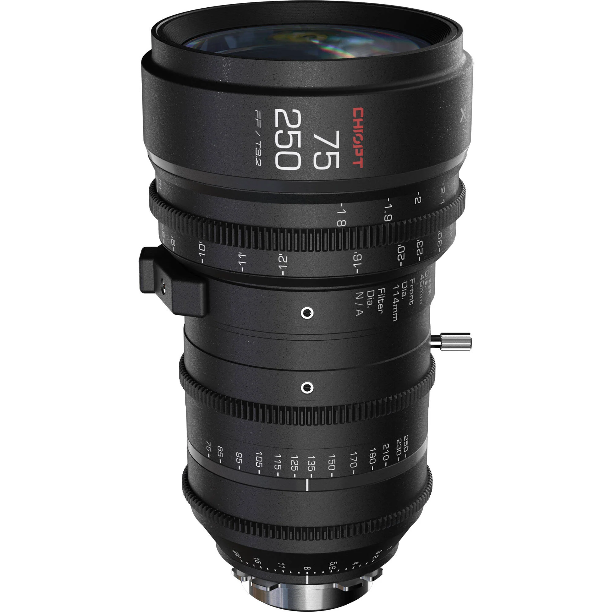 CHIOPT XTREME 75-250mm T3.2 Compact Zoom Cine Lens (PL Mount) - Image 4